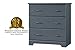 STORK CRAFT Brookside 3 Drawer Dresser (Gray) – Baby and Kids Bedroom Organizer, Nursery Chest, Storage Dresser With Drawers, Universal Design