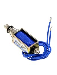 DC 12 V 1 A 10 mm Stroke 600 g Push Pull Marco Abierto solenoide electroimán