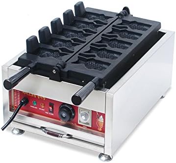 110V/220V Taiyaki Maker Japanese Fish-shaped Pancake Ice Cream Waffle Machine (220V EU/AU plug)