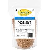 Raw Golden Flax Seeds, 1 LBS - Top 14 Food Allergy Free & NON GMO by Gerbs - Vegan & Kosher