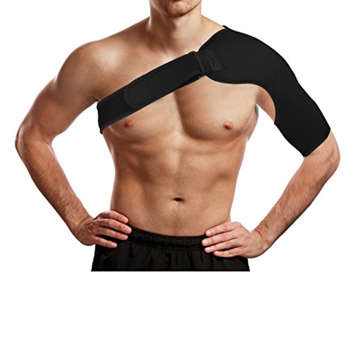 MEDIZED Adjustable Shoulder Compression Brace Shoulder Wrap Belt Band for Rotator Cuff Tear
