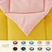 Basic Beyond Down Alternative Comforter Set (Queen, Lemon/Pink) - Reversible Bed Comforter with 2 Pillow Shams for All Seasons