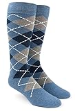 The Tie Bar Argyle Men's Cotton Blend Dress Socks