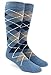 Argyle Men's Cotton Blend Dress Socks