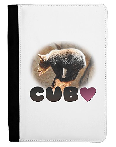 TooLoud Balancing Bear Cub with Text Ipad Mini Fold Stand Case - Black