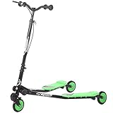 Merax Kids 3 Wheels Foldable Swing Dragon Tri Scooter Winged Push Motion