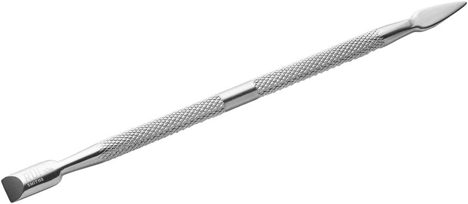 Rui Smiths Professional Double Ended Hypoallergenic Stainless Steel Metal Pusher (Cuticle Pusher) - Style No. 104