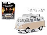 New 1:64 Hollywood Series 13 Collection - SUPERNATURAL (2005) BEIGE 1967 VOLKSWAGEN SAMBA BUS Diecast Model Car By Greenlight