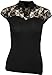 Spiral - Womens - GOTHIC ELEGANCE - Lace High Neck Corset Black