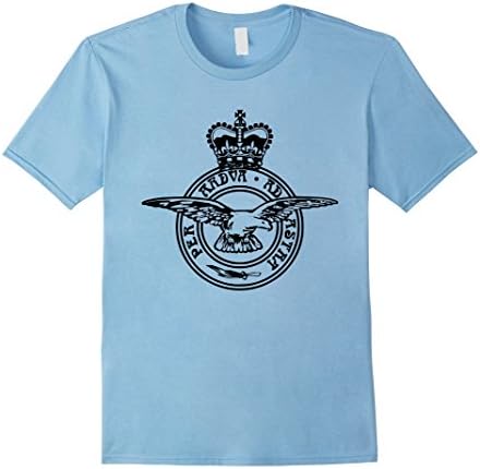 Men's Royal Air Force badge per ardua ad astra t-shirt Medium Baby Blue