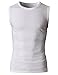 H2H Mens Active Stretchy Athletic Sleeveless Lightweight Crewneck Sport Tank Top