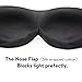 kimkoo 3D Sleep Mask-Contoured & Comfortable Eye Mask for Sleeping with Adjustable Strap&with Ear Plugs and Carry Pouch for Traveling,Blindfold&Eye Cover
