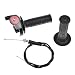 Minireen 7/8" 22mm Twist Throttle Grips Cable For CRF KLX TTR 110 125 150 200 250 cc Dirt Pit Bike primary