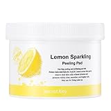 Secretkey Lemon sparkling peeling pad 70pads, 125ml