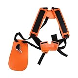 PROYAMA Trimmer Shoulder Strap, Trimmer Harness Strap Double Shoulder Mower Nylon Belt with Easily Adjustable for Brush Cutter Garden Lawn