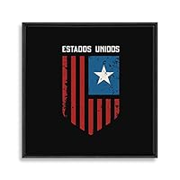 Framed Canvas Wall Art London and NYC Canvas Prints Home Artwork Decoration for Living Room,Bedroom - 16x16 inches