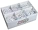 SLEETLY 28pk White Ornaments for Christmas Tree Holiday Xmas Decorations, Shatterproof Plastic 3.15 Balls, Icicles and Snowflakes