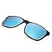 BELLBESSON-Polarized Clip-on Flip up Clip Wayfarer Sunglasses Lenses TR90 Frame