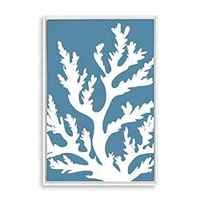 Framed Canvas Wall Art for Living Room, Bedroom Coral Theme Canvas Prints for Home Decoration Ready to Hang - 16x24 inches