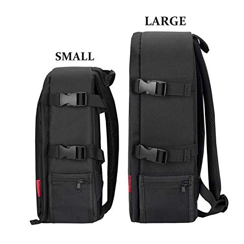 G-raphy Camera Bag Camera Backpack with Rain Cover for DSLR Cameras, Lens, Tripod and Accessories (Green, Small)