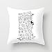 Musical Decor Decorative Pillow Case Gilmore Girls Where You Lead Theme Song Cushion Cover 18 x 18