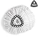 Replacement Mop Head for OCedar Microfiber Spin Mop Refill for O-Cedar Clean Pad Mop Head Refill Fit O Cedar EasyWring Mop Easy Cleaning Mop Head Replacement-3 Pack