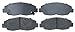 ACDelco 17D465AC Professional Ceramic Front Disc Brake Pad Set