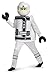 Disguise Zane Lego Ninjago Movie Deluxe Costume, White, Small (4-6)