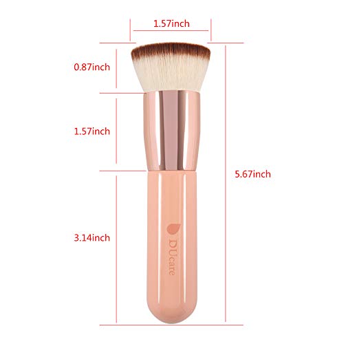 image for DUcare Kabuki Foundation Brush Makeup Brushes Synthetic Buffing Stippl
