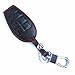 WFMJ New Black Genuine Leather Remote Smart Key Chain Holder Cover Case Fob for Dodge Challenger Charger Magnum Durango Grand Caravan Ram 1500 2500 3500 4500 Jeep Commander Grand Cherokee
