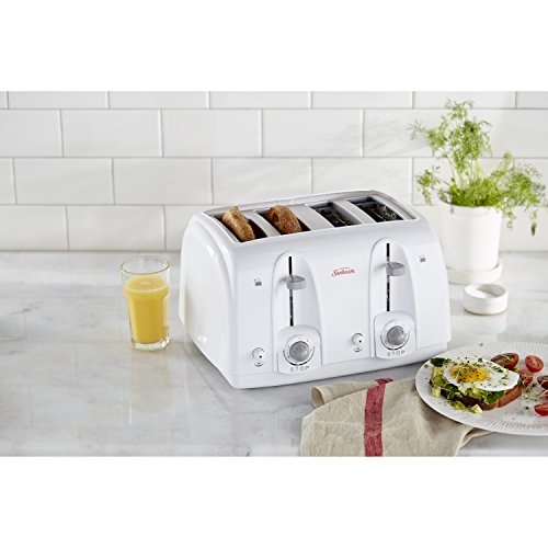 Sunbeam 4Slice Toaster, White (003823100000) Pricepulse