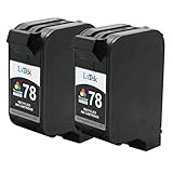 LxTek Remanufactured Ink Cartridge Replacement For HP 78 (2 Tri-Color) C6578DN