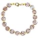 Glass Of Venice Murano Glass Sommerso Bracelet - Ice Champagne