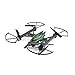 Qsmily 510G 5.8G FPV Drone with HD 2MP Camera Live Video 3D Flip 4CH 6Axis RC Quadcopter with FPV Monitor Screen on Remote , Altitude Hold & CF Mode & Headless Mode & One Key Return