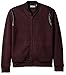 Kenneth Cole REACTION Men's Bomber Sweatshirt with Pleather