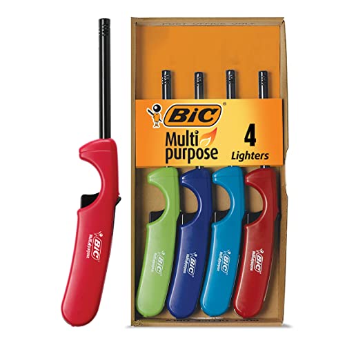 BIC Multipurpose Classic Edition Candle Lighters, Long Durable Metal