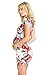 My Bump Women's Various Printed Slim Fit Maternity Mini Dress(Made in USA)
