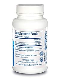 Biotics investigación L Lisina HCI – Aminoácidos L-Lisina Suplemento Promueve la energía, aumenta la...