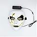 Circle Circle El Wire Glowing LED Halloween Masks (Yellow)