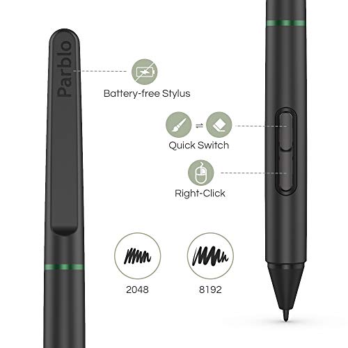 Drawing Tablet OSU! Parblo Ninos S Digital Graphics Tablet 6 x 4 Inch