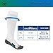 Wanderlust Travel Compression Socks - Support Stockings (White, Large-X-Large)