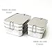 ECOlunchbox Three?in?One GIGANTIC Bento Box (49?oz) – 3?Piece Jumbo Stainless Steel Lunch Container – Plastic?Free, Non?Toxic, Nestable, Dishwasher-Safe for Big Appetites, Not Leak-Proof
