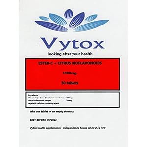 Ester-C HIGH Strength 1000mg 30 Tablets HIGH Absorption, ANTIOXIDANT. 1 Month Supply. by Vytox