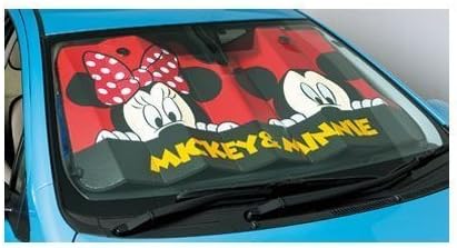 Amazon ボンフォーム サンシェード ディズニー ミッキーミニーフェイス ブラック 70x130cm 軽普通車用 7557 03bk 車 バイク 車 バイク