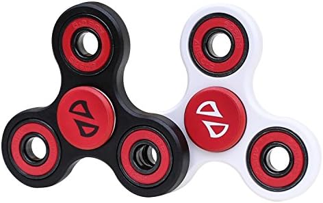 OZO9 - Hand spinner fidget toys for ADHD, Anxiety, Autism - Tri spinner hybrid ceramic bearing, POM Plastic, Si3n4 High Speed - EDC Finger spinner fidget gadget for Adults, Kids + BONUS 2 Ebooks