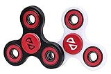 OZO9 - Best POM Plastic EDC Fidget Spinner Toy, Si3n4 Bearing High Speed, Perfect for Adults and Kids with ADHD Anxiety or Stress (Pack of 1 WHITE Spinner + Bonus 2 Ebooks)
