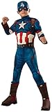 Rubie's Costume Avengers 2 Age of Ultron Child's Deluxe Captain America Costume, Large