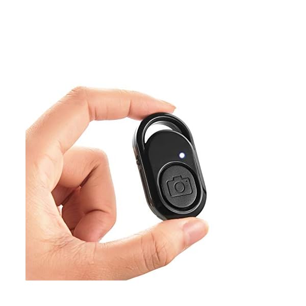 HITSLAM Bluetooth Fernbedienung, Kamera Auslöser mit Drahtlose Bluetooth Technologie, Kompatibel mit iPhone/Samsung/Huawei/BLU/Motorola (iOS und Android), Handgelenksarmband Einschließlich – Bild 4