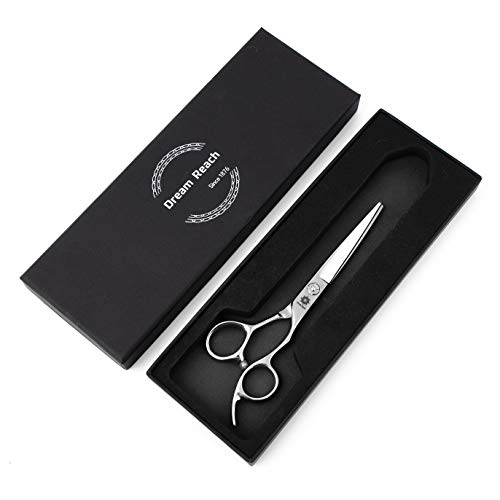 6" Professional Hair Cutting Scissors Japan 440C Steel Thinning Scissor for Men/Women Cutting for Salon/Barber/Home (Straight Scissors) - Thumbnail 5