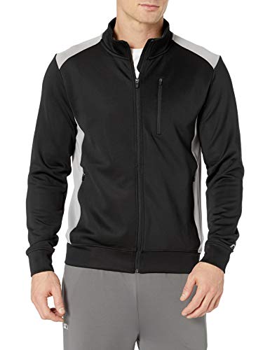 Starter Men's Track Jacket, Amazon Exclusive, Black, Medium